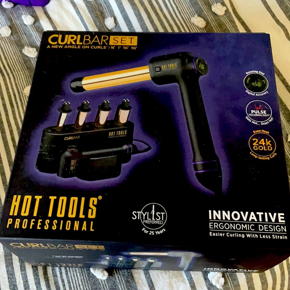 Like new Hot Tools “Curl Bar Set”. So easy to use!
